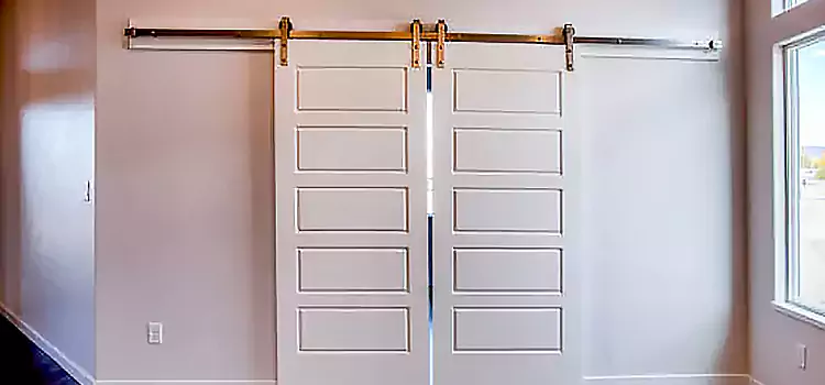 Glass Barn Door with Installation Hardware Kit Gulfport